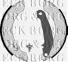 BORG & BECK BBS6033 Brake Shoe Set